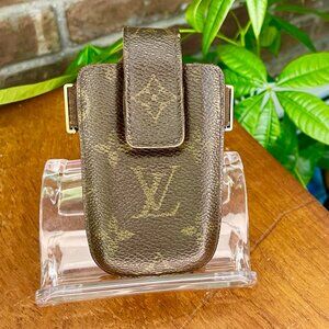 Authentic Louis Vuitton Etui Monogram Phone Holder